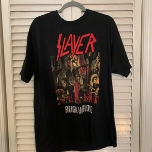 Slayer Reign In Blood heavy thrash metal band shirt